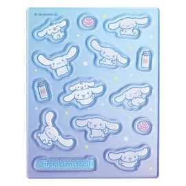 Tees Factory Sanrio Characters Acrylic Flake Cinnamon Roll H3.5 x W 2.8 x D 0.1 inches (90 x 70 x 2.5 mm) SR-5546585CR