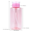 Beauticom Professional No Wording Labeled Push Down Liquid Pumping Empty