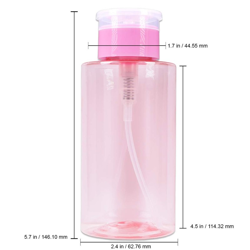 Beauticom Professional No Wording Labeled Push Down Liquid Pumping Empty