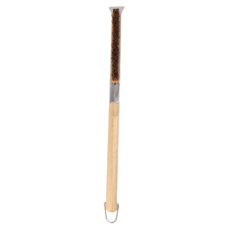 Pizza Oven Brush Removable Bristles Stainless Steel High Temperature Resistant