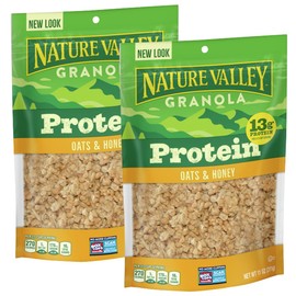 Nature Valley, High Protein Granola, Oats and Honey, 11oz Bag (2 Bags)
