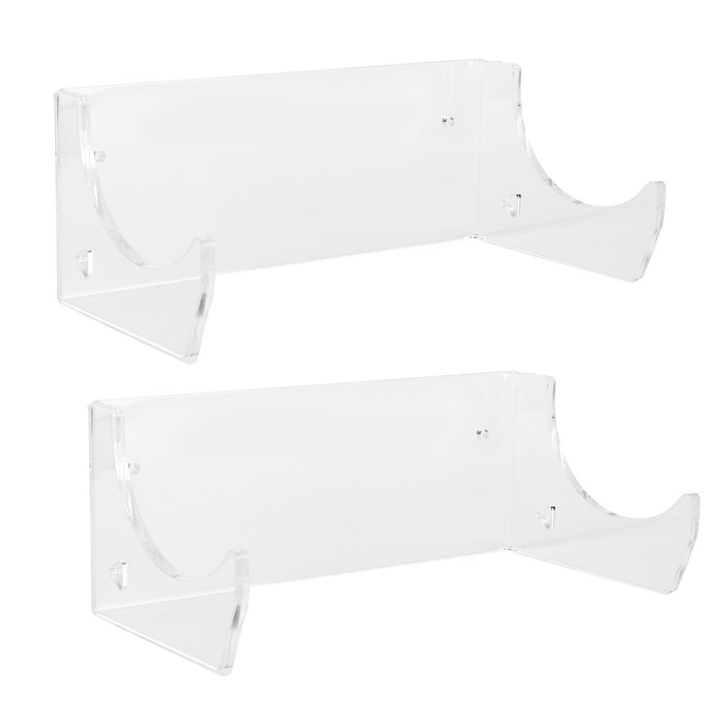 2Pcs Wall Shelf Skateboard Hanger Display Storage Rack Snowboard Organizer