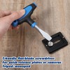 Large Flat Head Screwdriver 10 mm T Handle Flathead Screw