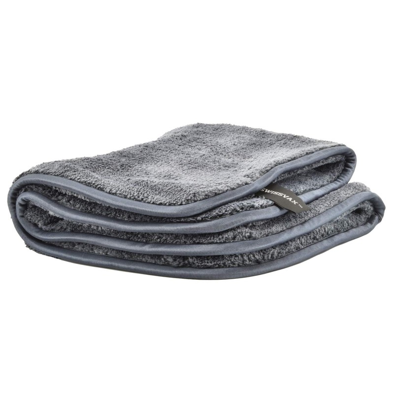 SWISSVAX 1091112 Micro-Flausch Wax Cloth, Anthracite / Red