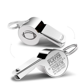 Whistle Football Coach Gifts Whistle for Coaches Teachers Whistle Emergency Coach Referee Lifeguard Loud Whistle for Men Women Referees School Sports Coaches Whistle with Lanyard Cheer Coach Gift.