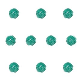 CanDo® Hedgehog Massage Ball, Pimple Ball, Diameter 7 cm, Green, Pack of 12