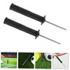 BESPORTBLE 3pcs Spring Ground Nail Football Flagpole Holder Soccer Training