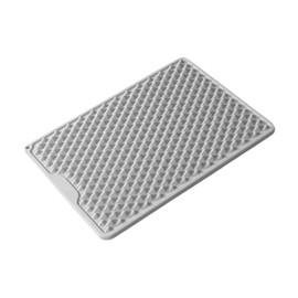 perfeclan Foot Massage Pad Acupressure Board Compact Sensory Pad Anti Slip Acupressure Mat Foot Reflexology Mat for Travel Home Bedroom, Grey
