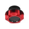 Edinstry Red Aluminum Alloy Gas Engine Oil Filler Cap Plug