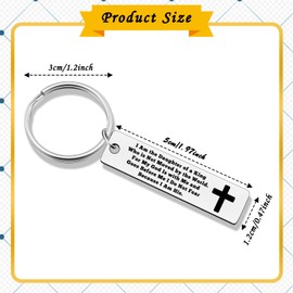 12PCS Religious Gifts Keychain Spiritual Gifts for Women Friend Coworker Mother Sister Religious Baptism Present for Friends Pastor Keychain Present Birthday Souvenir for Friend Inspirational