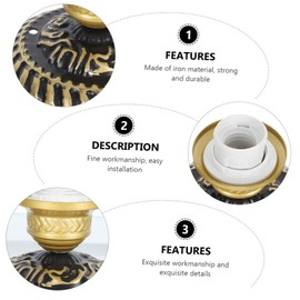 Operitacx 1 Set Vintage Ceiling Light Fixture Holder Retro Pendant Lamp Base For Home Decor Durable And Stylish Replacement For Indoor Lighting