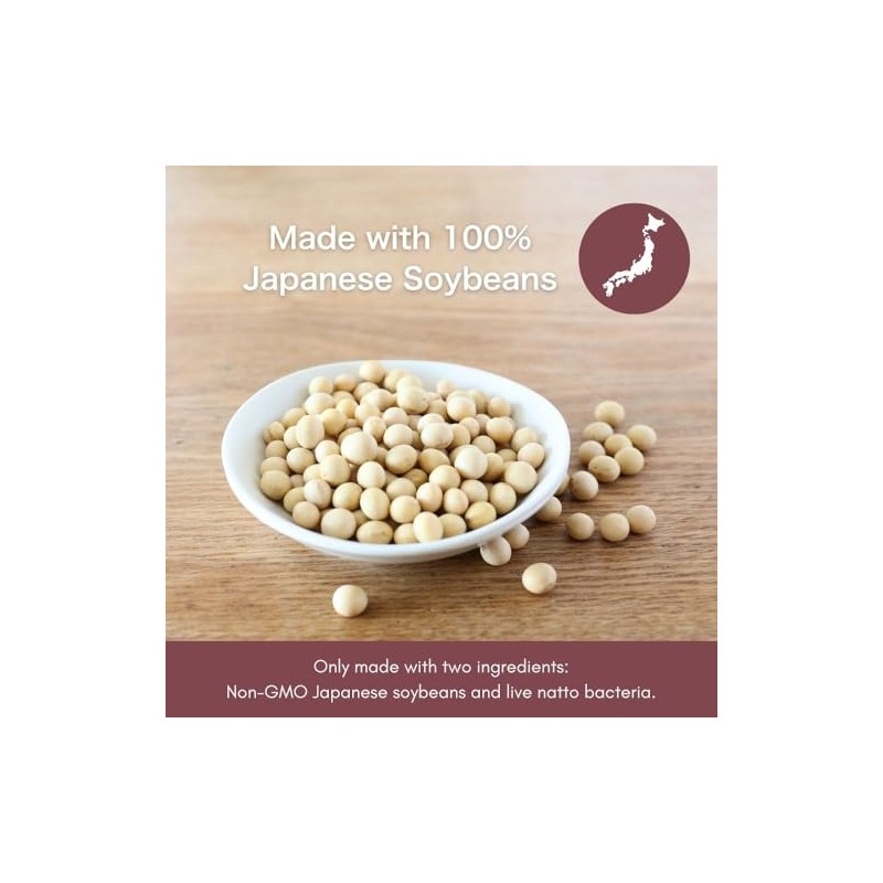 Kawashimaya Japanese Natto Powder - Freeze-Dried Superfood 2.65oz