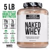 Naked Nutrition DOUBLE CHOCOLATE WHEY PROTEIN POWDER - 5LB -