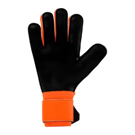 uhlsport Soft Resist+ Football Goalkeeper Gloves for Artificial Turf and Hard Court, 8, Fluo Orange/White/Black