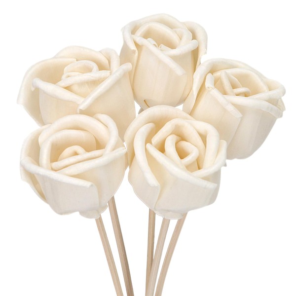 Pack of 5 Natural Rattan Reed Diffuser Sticks Set –