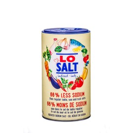LoSalt – Reduced Sodium Salt Alternative | 66% Less Sodium | Kosher | Vegetarian & Vegan | 350g / 12.35 Oz