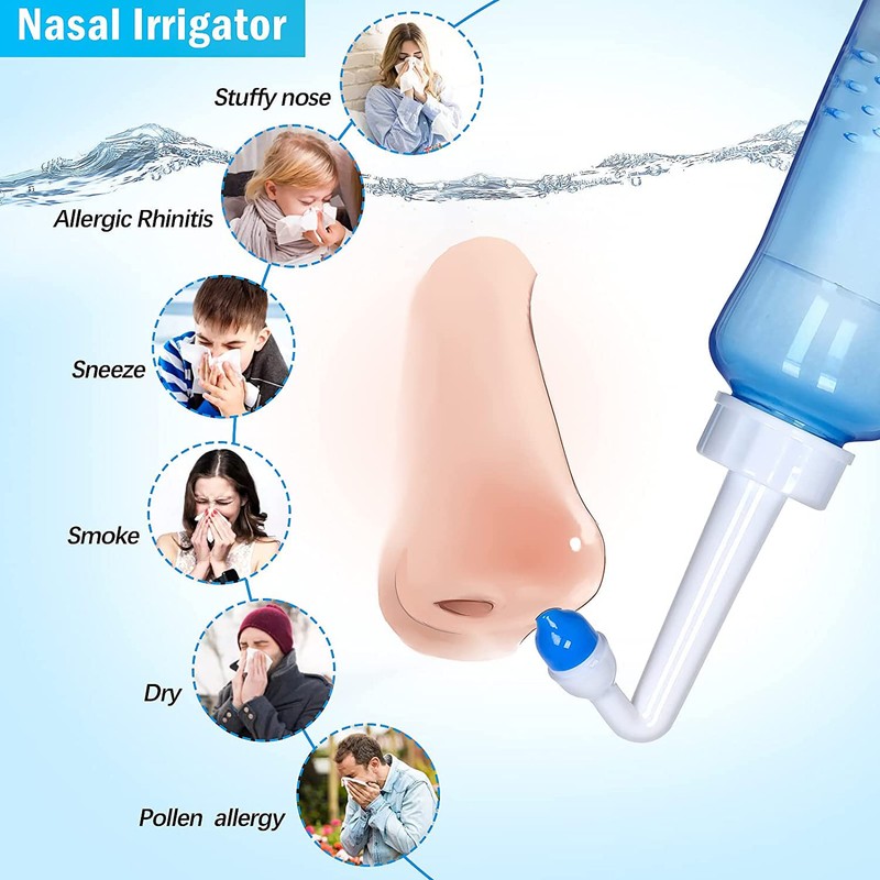 SAMLINSU SAMLINSU Neti Pot Sinus Rinse Kit - 300ml Upgraded