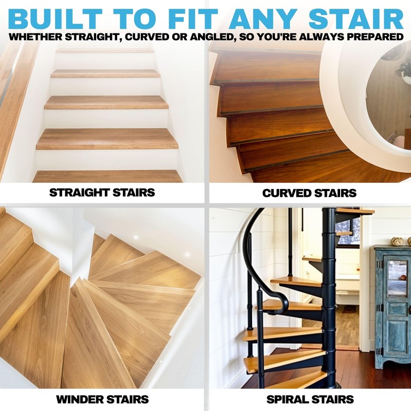 Professional Stair Tread Template Tool - Adjustable 8" to 46"