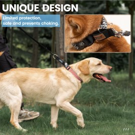 ANDA No Slip Martingale Dog Collar with Quick-Release Buckle - Soft and Durable, Adjustable Anti-Escape Design, Perfect for Training and Walking - Ideal for Medium, and Large Dogs (Pink, Medium)