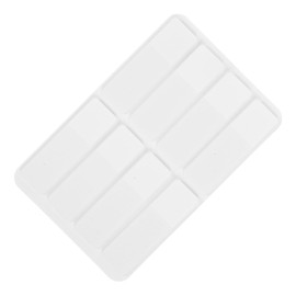 Tofficu 8 Books Sticky Index Tabs White Notebooks, Page Markers, Page Tabs for Binders, Page Tabs Sticky Tabs White Blank Monthly Tabs 34x12mm