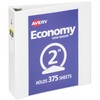 Avery Economy View 3 Ring Binder, 2" Round Rings, 1