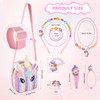 DMOPRDNB Unicorn Handbag Gift, Unicorn Handbag Jewellery Set for Girls