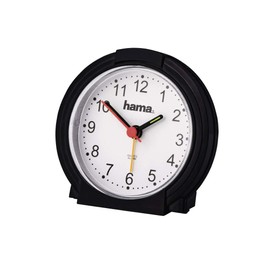 Hama | "Classic Alarm Clock, low-noise | Black/White