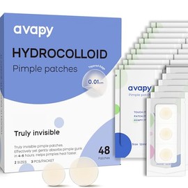 Pimple Patches for Face Invisible Hydrocolloid Acne 48 Count