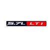 Pair Set LT1 5.7L Engine Emblem 3D Badge Decal NAMEPLATE