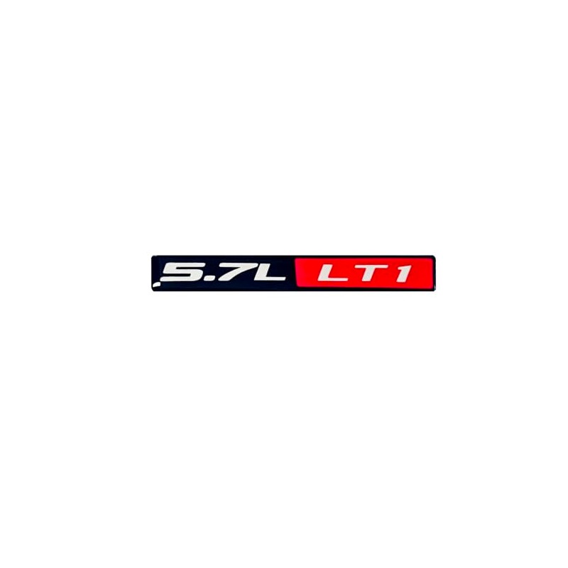 Pair Set LT1 5.7L Engine Emblem 3D Badge Decal NAMEPLATE