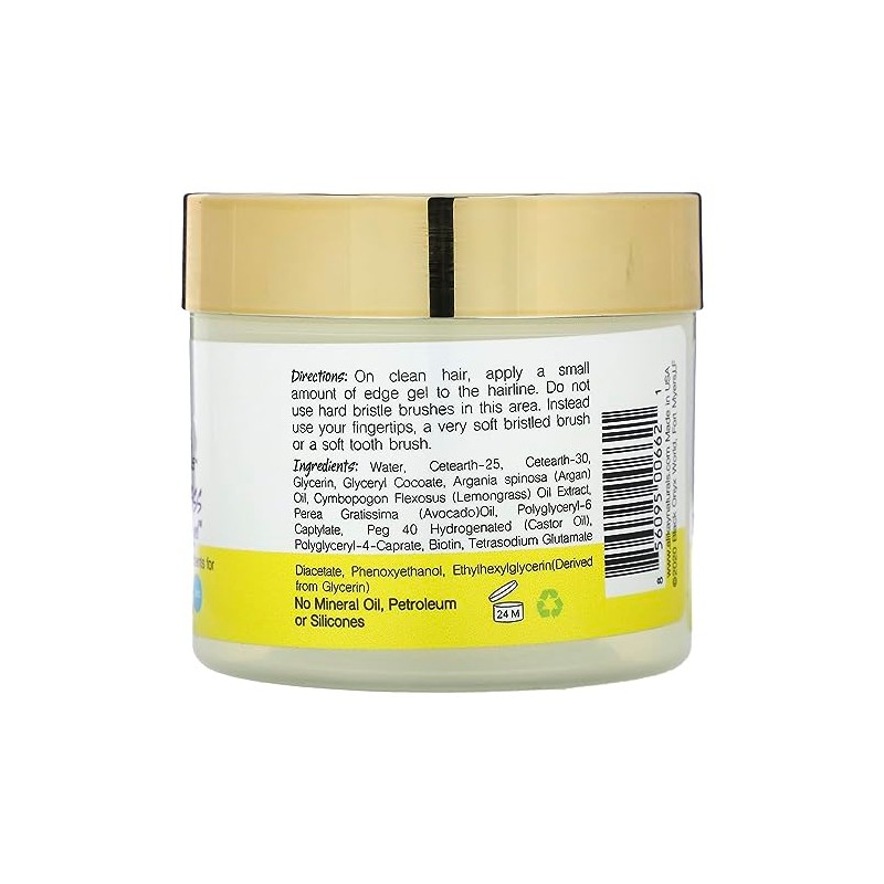 Alikay Naturals Lemongrass Stay & Lay Edge Gel 4 oz