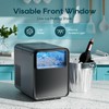 BREEZOME Ice Maker Countertop, 9 Ice Cubes in 6 mins,