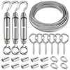 BOUBONI 15M Garden Wire Rope Kit 304 Stainless Steel M5