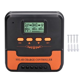 Solar Charge Controller 12V 24V MPPT LCD Display 5V 3A USB Output Solar Charge Regulator CM‑D20 20A