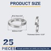 sourcing map 1/2 Spring Lock Washer, 304 Stainless Steel Split