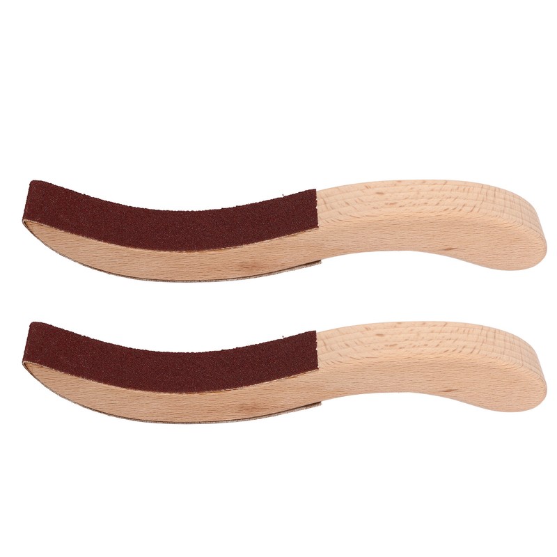 1 Pair Piano Hammerhead Sanding Plate S Shape Solid Wood