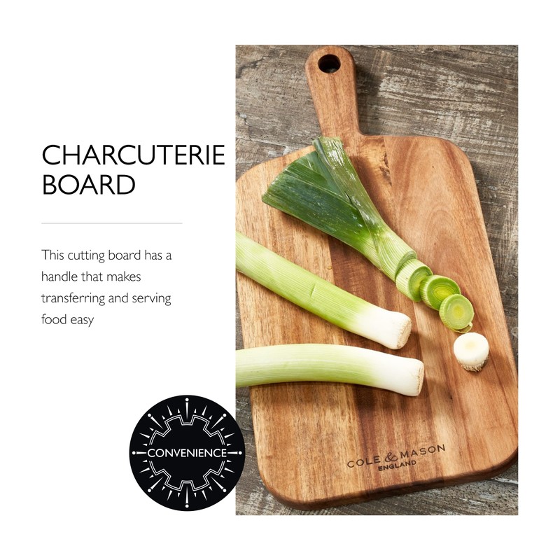 Cole & Mason Barkway Small Chopping Board With Handle -