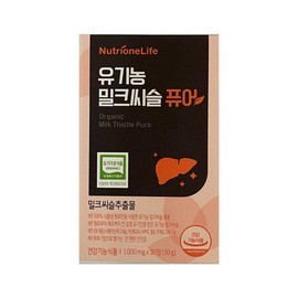 Nutrione Life Nutrione Organic Milk Thistle Pure Liver Care 30 tablets x 1 box / 뉴트리원라이프 뉴트리원 유기농 밀크씨슬 퓨어 간케어 30정 x 1박스