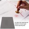 Creatorally Rubber Stamp for Laser, Stamp Rubber for Laser A4,