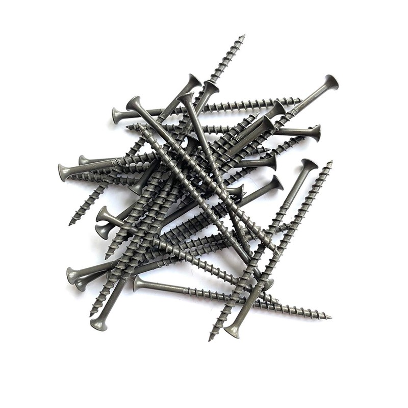 100 x 45mm Screws Black for Wood Corse Screw Plasterboard