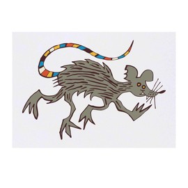 'Rat' Temporary Tattoo - Water Resistant, Skin-Safe, Non-Toxic Transfer (TO00064663)