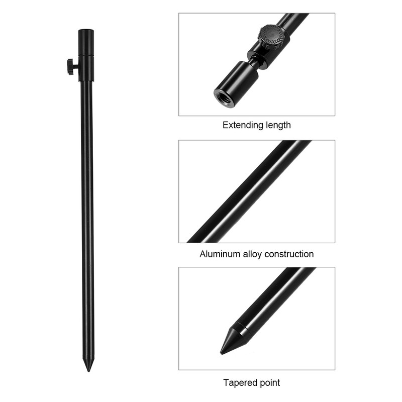 Fishing Bite Alarms Fishing Bankstick Set with Padded Fishing Tool