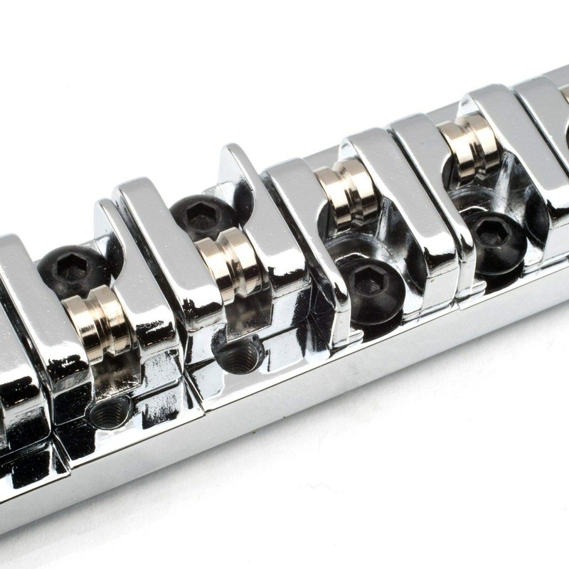 Locking Roller Bridge for Epiphone Les Paul Guitar- Chrome