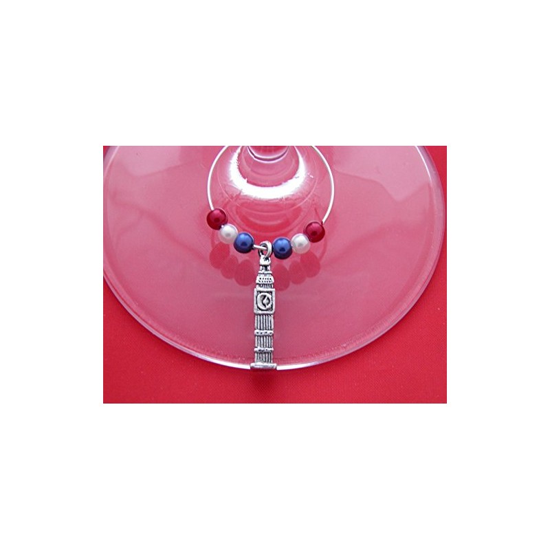 Libby's Market Place London Glass Charms with Velvet Gift Bag