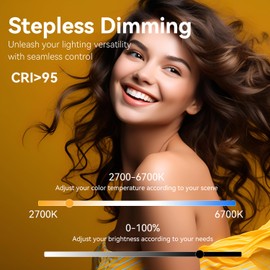 Large Ring Light with 72" Tripod Stand, (Black, 13)