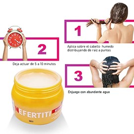 Kit Nefertiti Aceite de Argán Mascarilla para Cabello Deshidratado Seco y Opaco + Bioelixir de Argán con Protección Térmica, Hidrata, Nutre y Revitaliza la Hebra Capilar, Elimina El Frizz y Las Puntas Abiertas, Protector de Calor