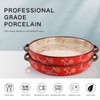 AVLA 2 Pack Ceramic Pie Pan, 9 Inch Round Baking