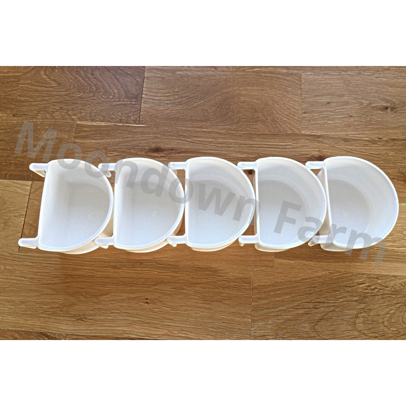Moondown Farm 20 Pack Canary, Finch, Aviary Cage Bird Feeders