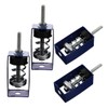 Gatuida 4pcs Ceiling Vibration Damping Hanger Strong Vibration Mount for