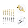 COHEALI Elegant Jewelry Decoration Buckles 12pcs Extension Chains for DIY